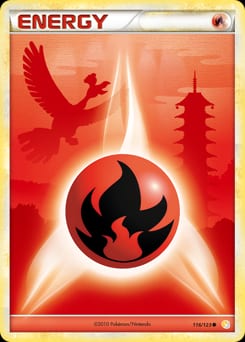 2010 HeartGold & SoulSilver Fire Energy #116 card