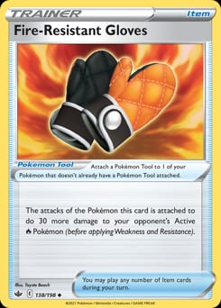 Chilling Reign Fire-Resistant Gloves #138 card