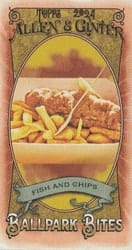 2024 Topps Allen & Ginter Ballpark Bites Mini Fish and Chips #BB-21 card