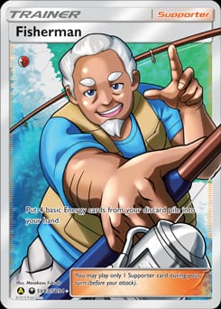 Hidden Fates Shiny Vault Fisherman #SV83 card