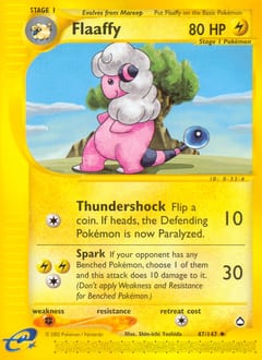 Aquapolis Flaaffy #47 card