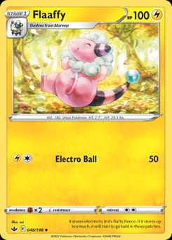 Chilling Reign Flaaffy #48 card