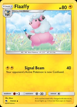 Lost Thunder Flaaffy #77 card