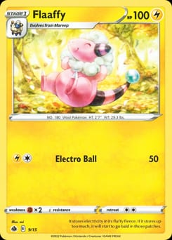 McDonald's Collection 2022 Flaaffy #9 card