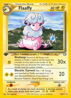 Neo Genesis Flaaffy #34 card