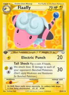 Neo Revelation Flaaffy #28 card