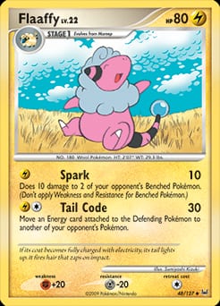 Platinum Flaaffy #48 card