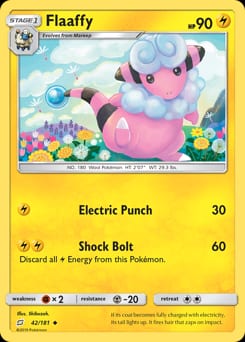 Team Up Flaaffy #42 card