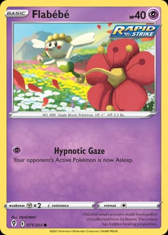 Evolving Skies Flabébé #71 card
