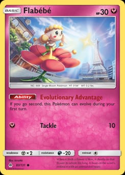 Forbidden Light Flabébé #83 card