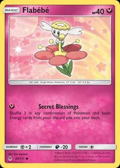 Forbidden Light Flabébé #84 card