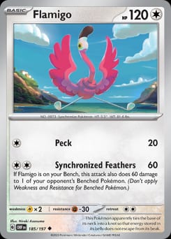Obsidian Flames Flamigo #185 card