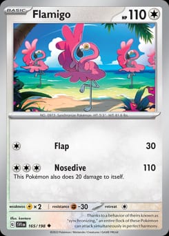 Scarlet & Violet Flamigo #165 card