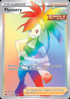 Chilling Reign Flannery #215 card