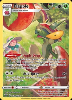2022 Astral Radiance Trainer Gallery Flapple #TG02 card