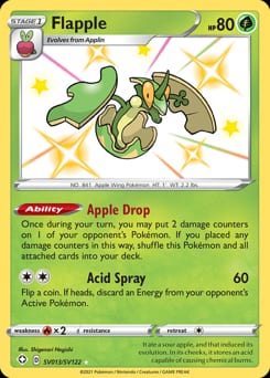 2021 Shining Fates Shiny Vault Flapple #SV013 card