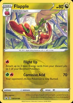 SWSH Black Star Promos Flapple #SWSH189 card