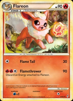 Call of Legends Flareon #44 card