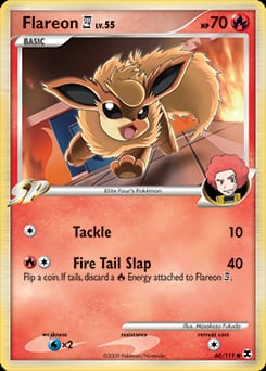 Rising Rivals Flareon E4 #60 card