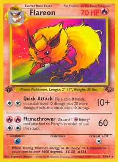 Jungle Flareon #19 card