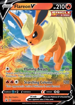2019 SWSH Black Star Promos Flareon V #SWSH149 card