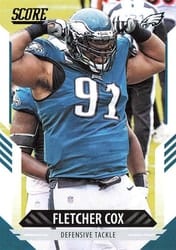 2021 Score Base Set Fletcher Cox #77 card