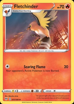 Darkness Ablaze Fletchinder #31 card