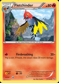 Flashfire Fletchinder #17 card