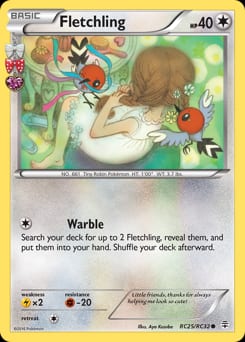 2016 Generations Fletchling #RC25 card