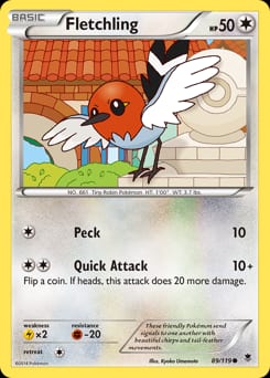 Phantom Forces Fletchling #89 card