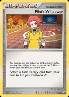 Rising Rivals Flint's Willpower #91 card