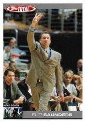 2004-05 Topps Total Base Set Flip Saunders #393 card