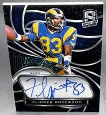 2024 Panini Spectra Illustrious Legends Autographs Flipper Anderson #IL-FAN card