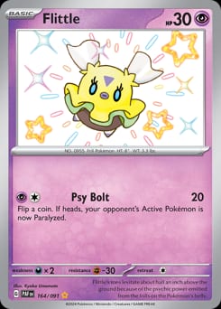Paldean Fates Flittle #164 card