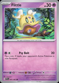 Paldean Fates Flittle #41 card