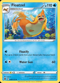 Brilliant Stars Floatzel #39 card