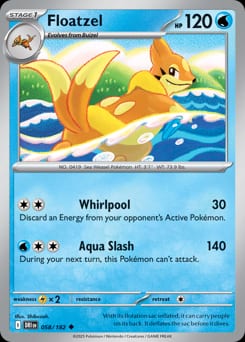 Destined Rivals Floatzel #58 card