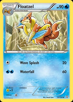 Dragons Exalted Floatzel #33 card