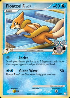 Rising Rivals Floatzel GL #4 card