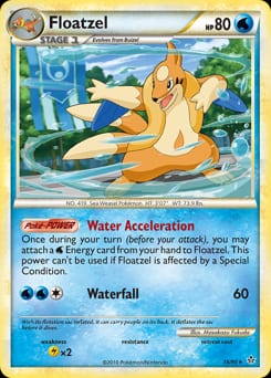 HS—Unleashed Floatzel #16 card