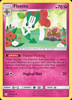 Cosmic Eclipse Floette #151 card