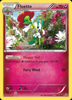 2014 Flashfire Floette #64 card