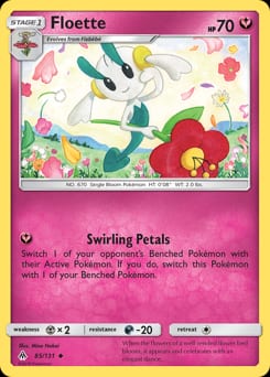 Forbidden Light Floette #85 card