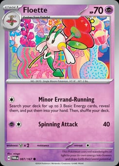 2024 Twilight Masquerade Floette #87 card
