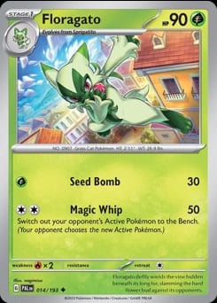Paldea Evolved Floragato #14 card