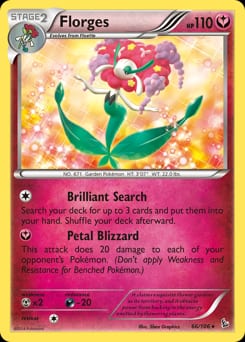 2014 Flashfire Florges #66 card