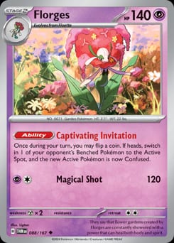 Twilight Masquerade Florges #88 card