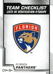 2020-21 O-Pee-Chee Base Set Florida Panthers #563 card