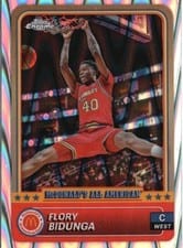 2024 Topps Chrome McDonald's All-American Base Set Flory Bidunga #35 card