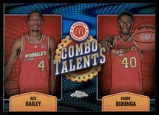 2024 Topps Chrome McDonald's All-American Combo Talents Flory Bidunga #COT-AIR card